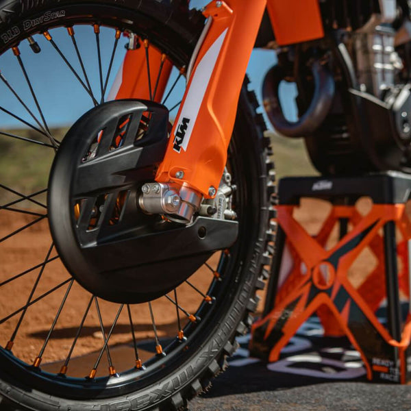 500 EXC-F Parts Front Brake Disc Cover Guard For KTM 125-500 SX SXF XC XCF XCW EXC F 2016-2023 E Relocation Block Review - Foto 4