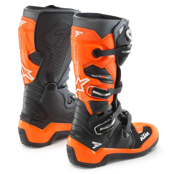 Alpinestars Tech 7 KTMブーツ Tech7EXCBootsBlkOrgRear_600x.