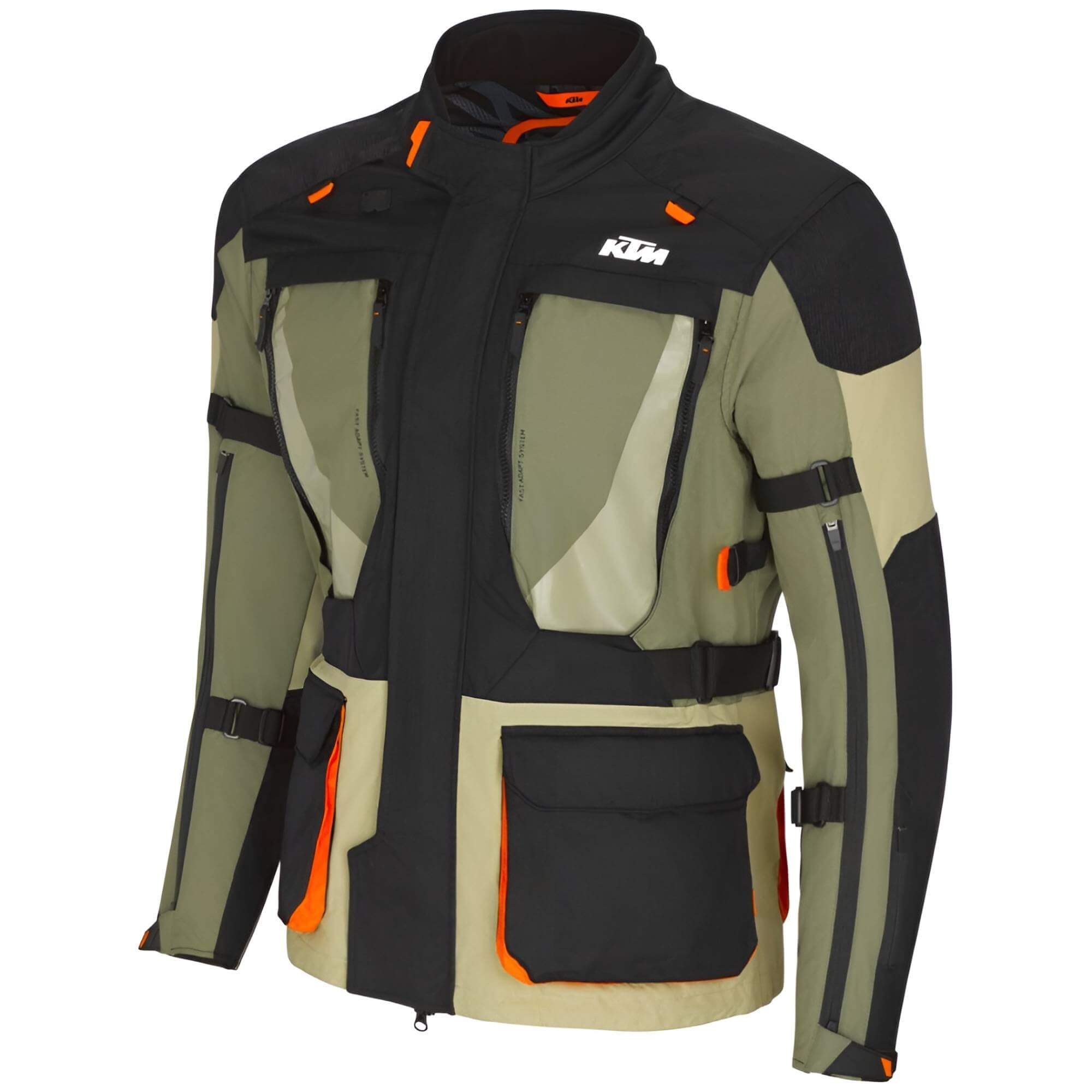 Ktm Direct KTM Terra Adventure V3 Motorcycle Jacket Black / Green | KTM Direct