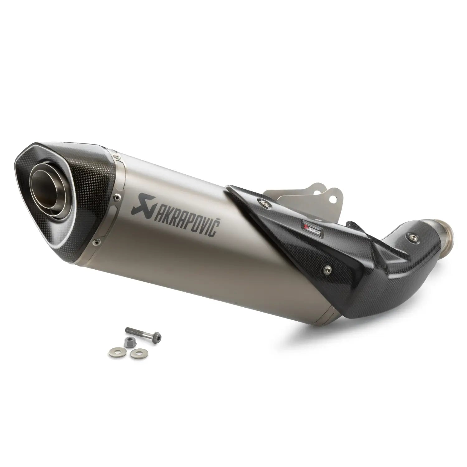 Akrapovic Slip-On Exhaust 63605979200 | Titanium Carbon Cap – KTM