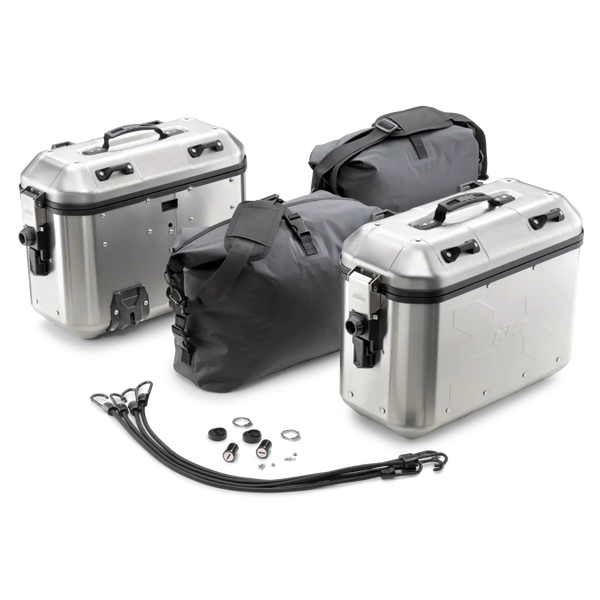 KTM Case Set A60112925088 | Heavy‑Duty Aluminium Panniers, Waterproof ...