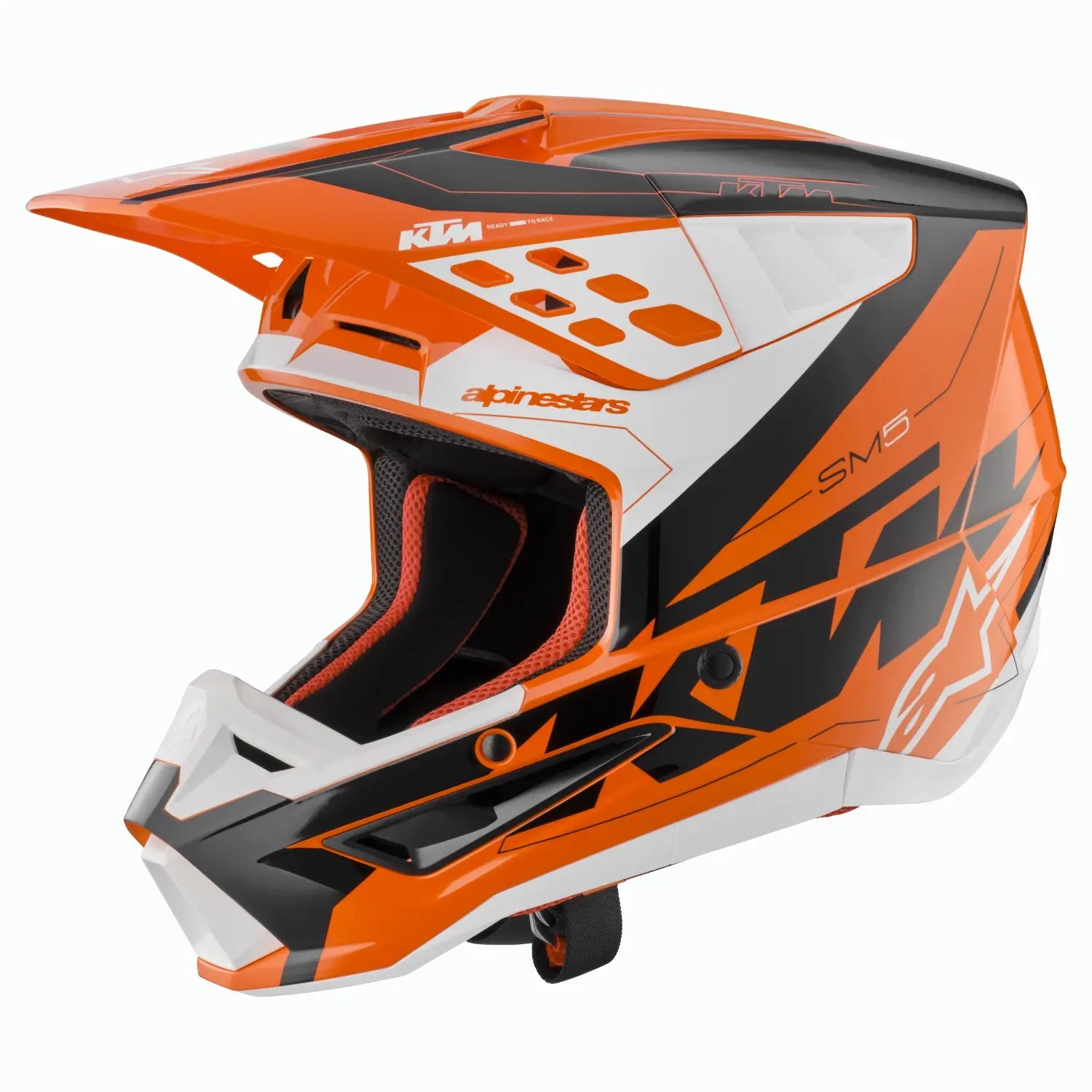 Ktm Direct KTM S-M 5 Motocross Helmet | Thermoplastic Shell | Advanced Ventilation ...