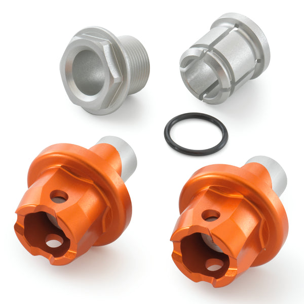 KTM Orange Crash Bung Kit for Fork KTM Direct