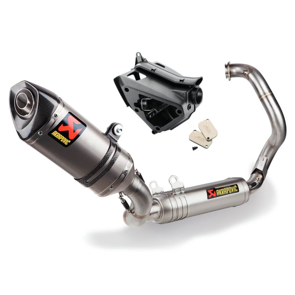 KTM 125duke AKRAPOVIC マフラー Akrapovic Exhaust Euro5 Approved Carbon Fibre for Ktm 125 Duke