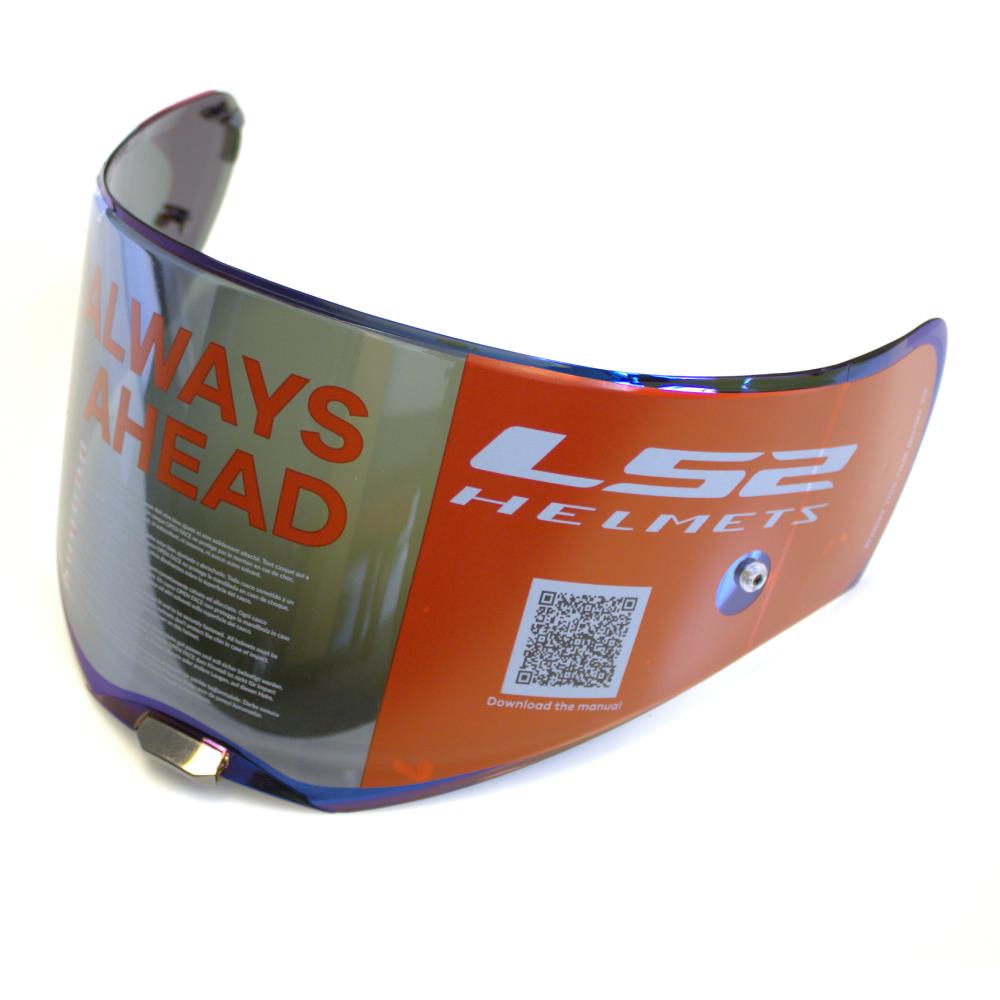 ls2 breaker helmet parts KTM LS2 Breaker EVO Visor Iridium Blue Tinted